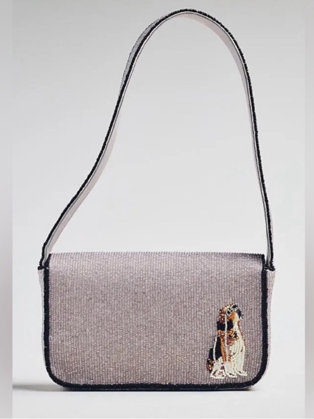 Anthropologie The Fiona Beaded Bag: Animal Edition Beagle - Picture 4 of 11